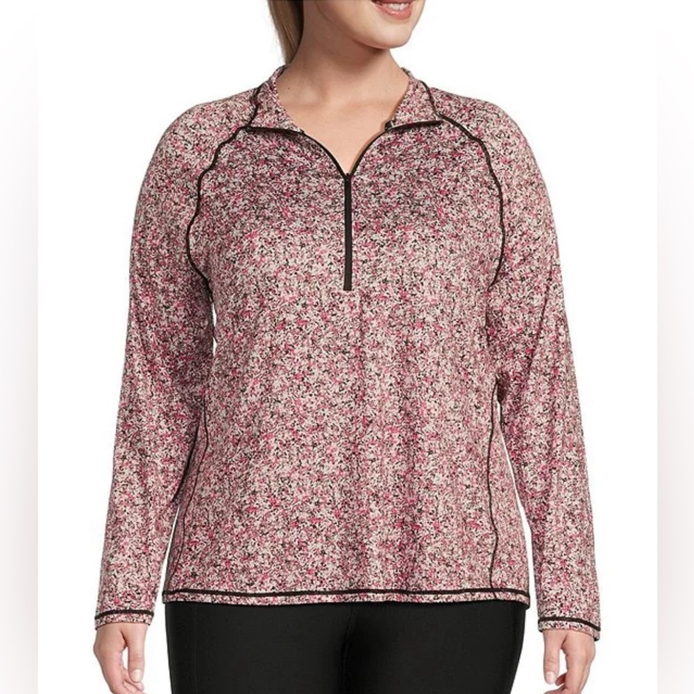 KINESIS Half Zip Pullover Top